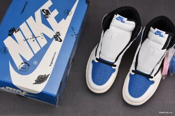 One Kick Scott Jordan 1 and White Travis Air Blue DH3227-105 0611